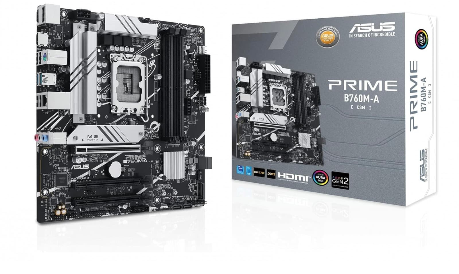 Asus Prime B760M-A (Csm) DDR5 Motherboard